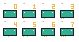 Original eight cells with asymmetric outer margins and separate horizontal and vertical gaps