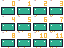 Twelve frames from the original strip arranged into four columns and three rows
